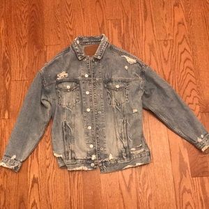 American Eagle oversized jean jacket